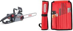 OREGON CS1400 - Trononneuse lectrique 2400W Puissante avec Guide-Chane de 40 cm, Moteur 230V, Technologie ControlCut, Trononneuse Filaire Silencieuse & Légère, Garantie 3 ans
