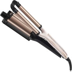 Remington Proluxe 4-en-1 Hair Waver - Le barillet réglable crée 4 styles de vagues différents, Revêtement technique en céramique, 150°C - 210°C, Chauffage rapide en 30 secondes, Tension mondiale, CI91