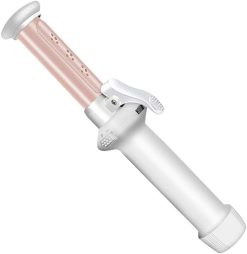 KKMNDE Fer à friser sans Fil Baguette à friser en céramique Professionnel 2 en 1 Mini bigoudi pour Boucles lches USB Rechargeable