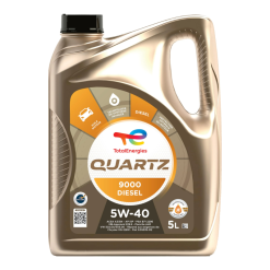 TotalEnergies Quartz 9000 Diesel 5W-40, Huile moteur, 5 litres